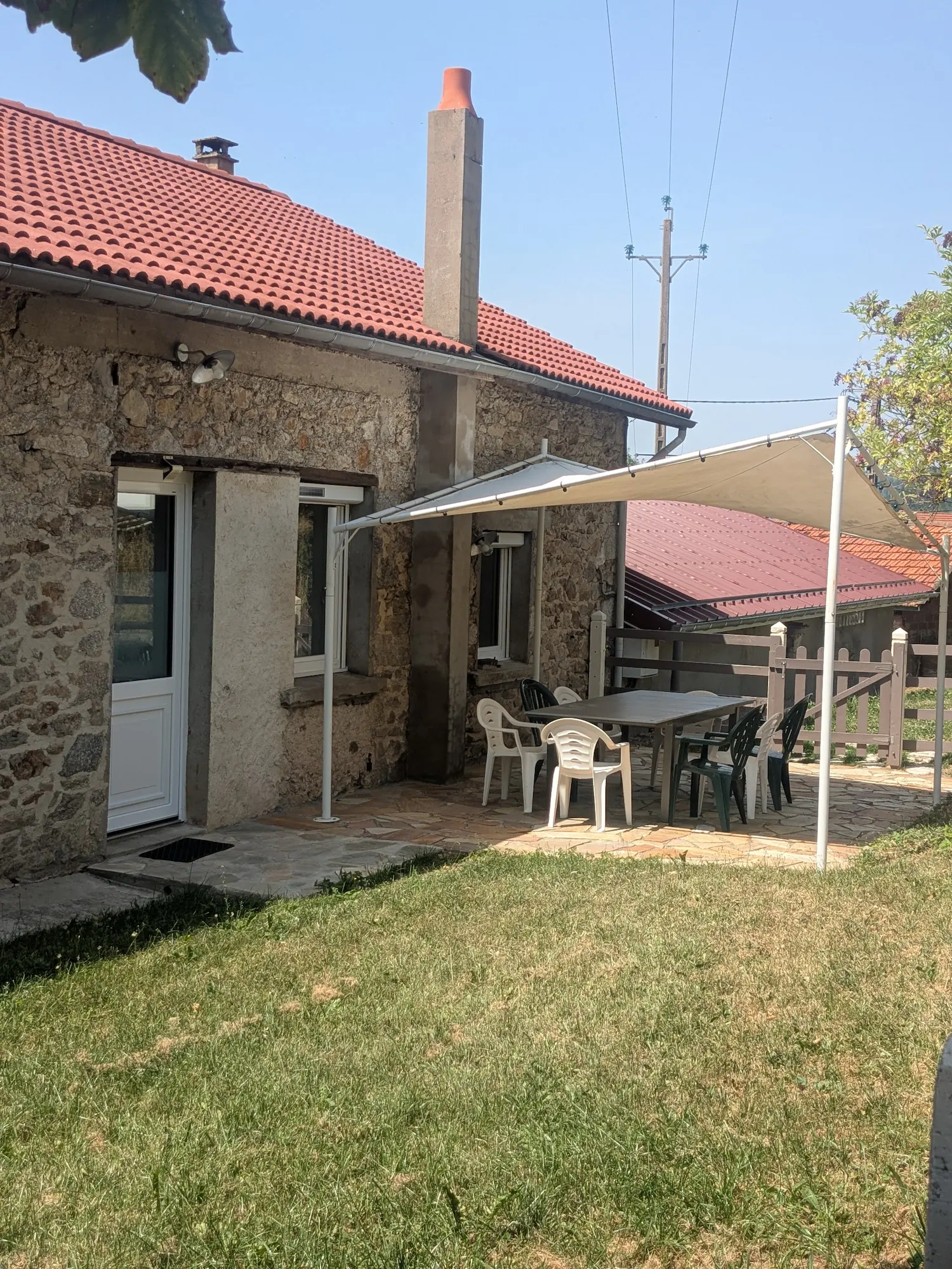 Façade du Gîte le Gipouloux