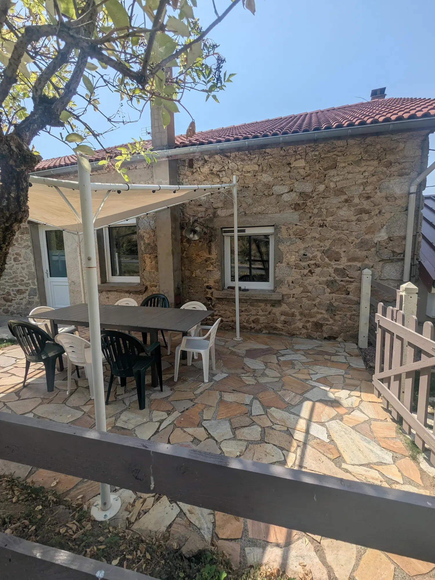 Terrasse extérieure aménagée